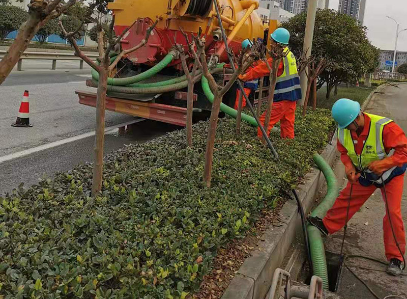 南林乡市政管道清淤